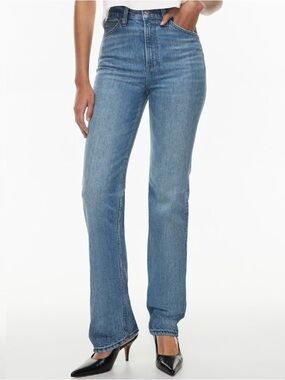 Aritzia Denim Forum Womens The 90s Hi Rise Stacked
Bootcut Jean Size 27